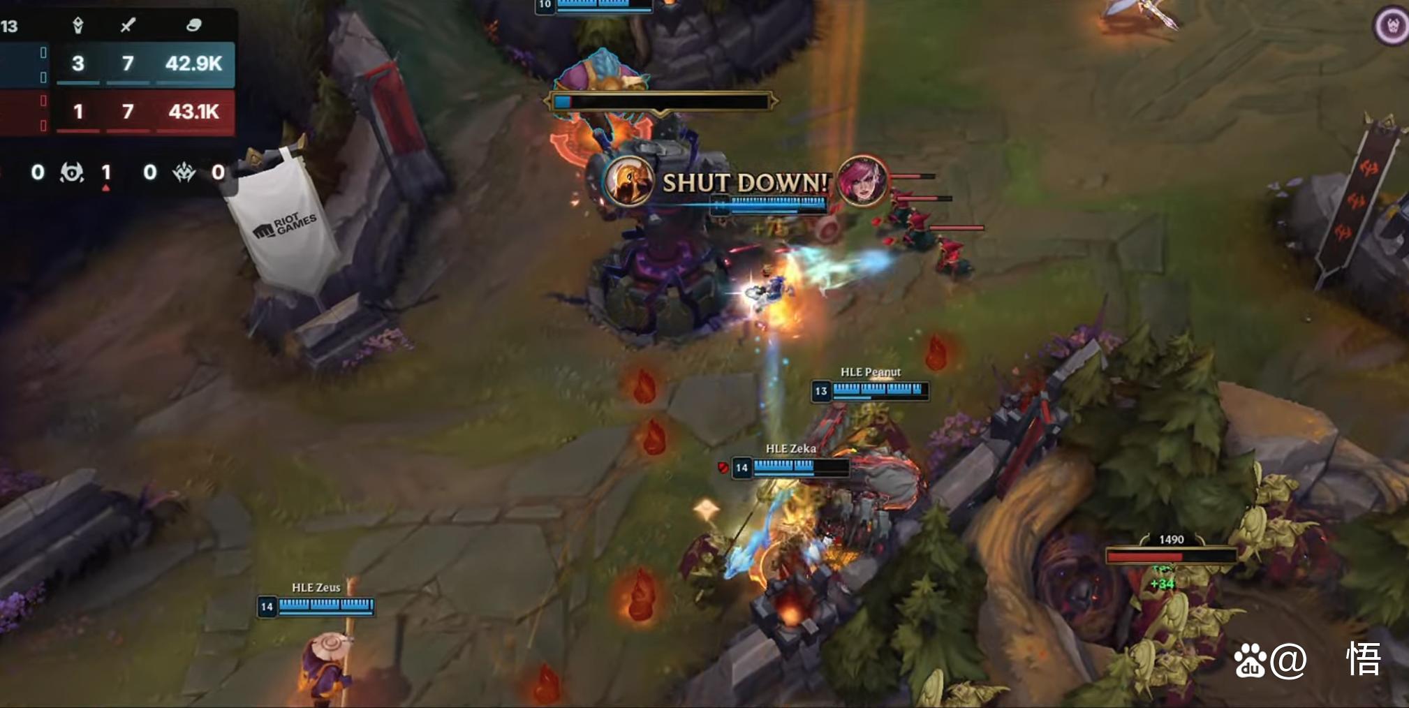 关于HLE碾压HKA，Ming统治全场的信息